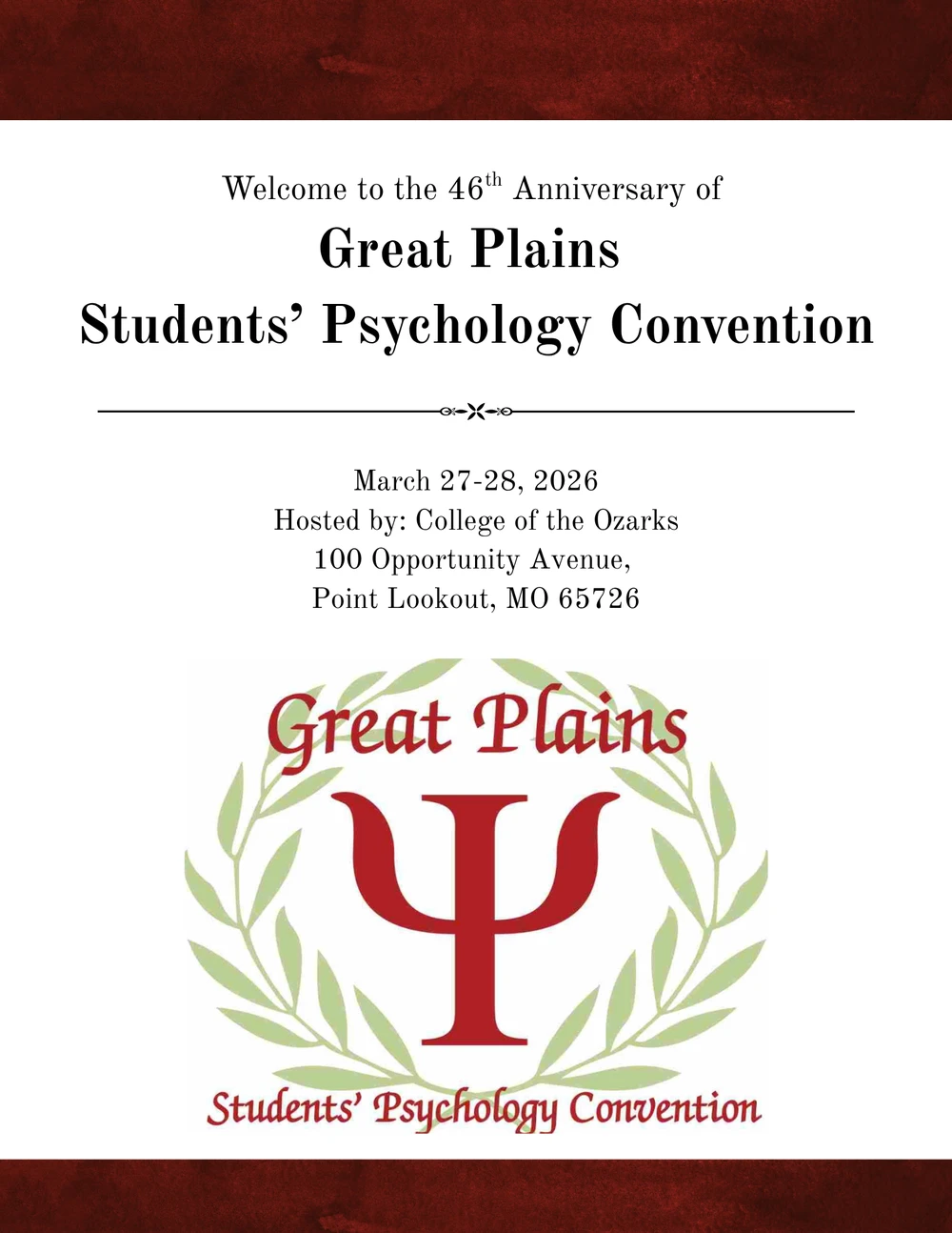 Conference flyer